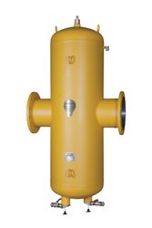 Lucht-/vuilafscheider, Spirotech SpiroCombi, DN300 flens, horizontaal, met magneet intern